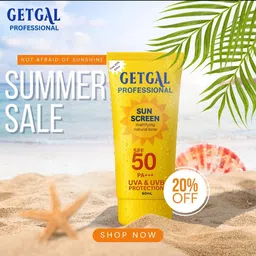 weedy Sunscreen - SPF 50++ PA+++ Sunscreen SPF 50 (75ml) - Safe for Kids and Adults image 3