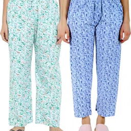 bliez Pack of 2 Daily wear, Pure Cotton Long Lasting Elegant pajama Women Pyjama-picture-19
