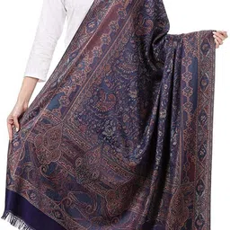 KASHMIRI TREND Wool Self Design Men Shawl-picture-23
