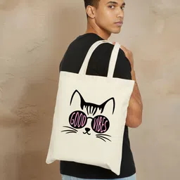 freaks blr Beige Men & Women Messenger Bag Canvas Cotton Bag image 2