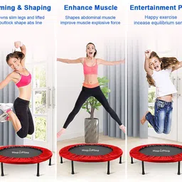 hop n play 60 inch Mini Jumping Fitness Trampoline for Kids & Adults image 4