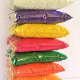 cpyfashion Pack of 10 Rangoli Powder image 1