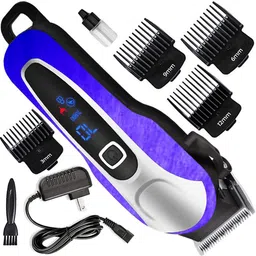 KEEMIIE V Professional Chargeable Washable Beard Moustache Trimmer Hair Clipper Razor Fully Waterproof Grooming Kit 120 minRuntime 4 Length Settings-picture-28