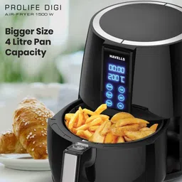 havells PROLIFE DIGI with Advance Hot Air Technology, Temperature Control Air Fryer image 2