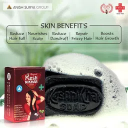 kesh nikhar advanced formula soap (100 gram | Pack of 3) image 2