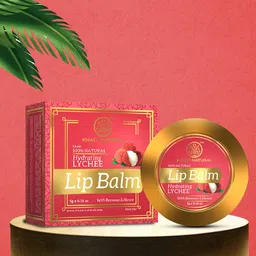 khadi natural Lychee Lip Balm – Beeswax & Shea Butter LYCHEE image 3