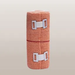 swastika Superb Crepe Bandage With Fast Edges (Width 6 cm * Streched length 4 Mtr. 3.25 Crepe Bandage image 2