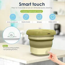 tezz Portable Foldable Washer for Personal Use Washing Machine Door Hinge-picture-24