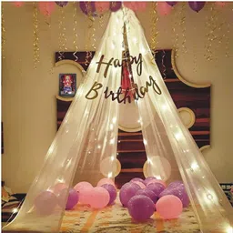 kolar Polyester Kids Washable Premium Decorative Cabana Style Mosquito Net image 3