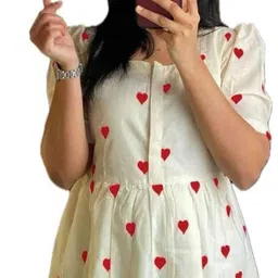 tanvik Women Self Design Cotton Blend Anarkali Kurta-picture-20