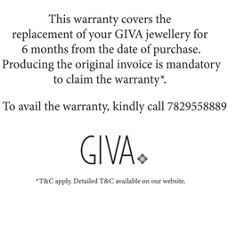 GIVA 925 Sterling Silver Rhodium Plated Zircon Pendant with Link Chain image 4