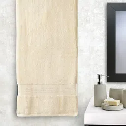 BOMBAY DYEING Cream-Coloured Solid 650 GSM Super Ultrx Bath Towel-image-65