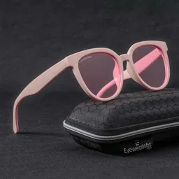 Eyewearlabs Wayfarer Sunglasses With Polarised and UV Protected Lens CAlexisRoseSC3EL1152 image 1