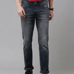 U.S. Polo Assn. Denim Co. Men Blue Skinny Fit Heavy Fade Stretchable Jeans-picture-19