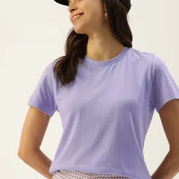 DressBerry Women Solid T-shirt-image-54
