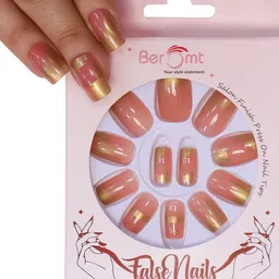 BEROMT 12 Pcs Long-Lasting Reusable Lightweight Salon Finish Press on Nail Tips- Shade 207-picture-35