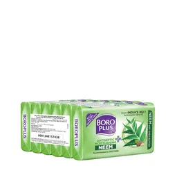 BOROPLUS Set of 6 Antiseptic & Moisturising Neem Soap with Shea Butter - 125g Each-picture-49