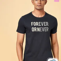 Ajile by Pantaloons Pack Of 2 Typography Printed Cotton T-shirt-picture-38