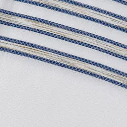 Ramraj Pack Of 3 White & Pink Striped Pure Cotton 150GSM Bath Towels image 4