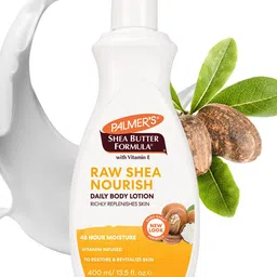 Palmer's Set Of 2 Raw Shea Nourish Body Lotion 400ml Each image 5