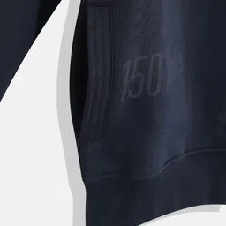 Monte Carlo Boys Navy Blue & White Typography Printed Sweatshirt image 5