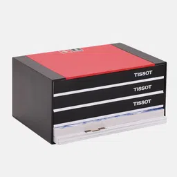 TISSOT Women Navy Blue Swiss Diamond Studded PR 100 Sport Chic Chronograph Watch T1019171104600 image 5