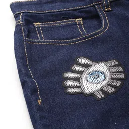 DressBerry Women Boyfriend Fit High-Rise Embellished Stretchable Jeans image 2