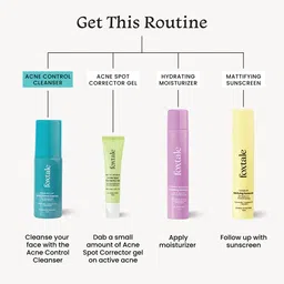 FoxTale Acne Control Face Cleanser for Oily & Acne Prone with Salicylic Acid - 100ml image 3