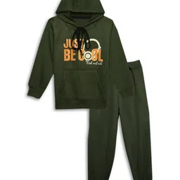 mack jonney VIMAL JONNEY Unisex Kids Pack of 2 Printed Sweatshirt with Joggers image 3