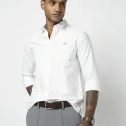 la martina Men Tailored Fit Shirt with Logo Embroidery-picture-20