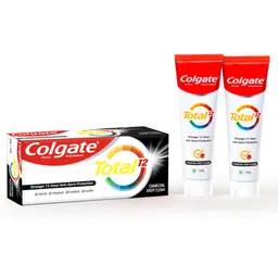 Colgate 2Pcs Total12 Antibacterial Charcoal Deep Clean Toothpaste Saver Pack - 120g each-image-10