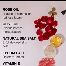 Soulflower Unisex Pack of 2 Rose Geranium Sustainable Bath Salt image 3