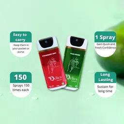 Qelica Set Of 2 Strawberry Mint & Paan Chuski Fresh Breath Spray-10g Each image 5