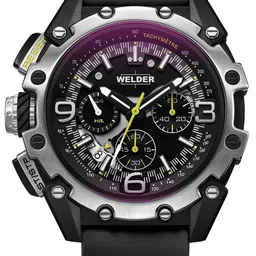 WELDER Men Brass Dial & Straps Analogue Chronograph Watch WWRR1000 image 4