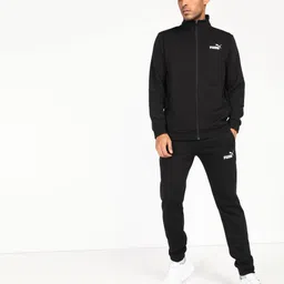 puma Clean Sweat Suit Solid Men Track Suit-picture-42