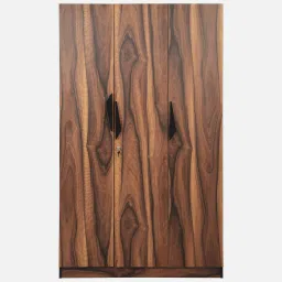 mintwud from pepperfry Maya 3 Door Wardrobe In Vintage Sheesham Finish image 5
