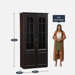 hometown Mandarin Book Cases in Wenge Finish image 2