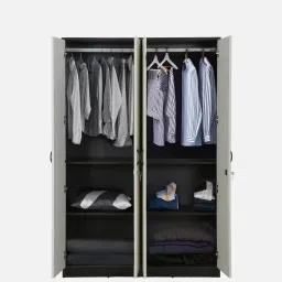 mintwud from pepperfry Arya 4 Door Wardrobe in Dual Finish image 3