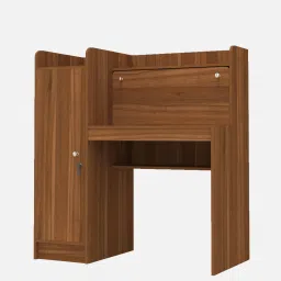 spacex Wolf Hutch Desk In Lyon Teak Finish image 4