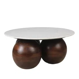 claymint Griffin Wood Coffee Table in Dark Walnut Finish image 5