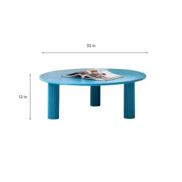 monteri Colorium Coffee Table Set in Brown Matte Finish image 4