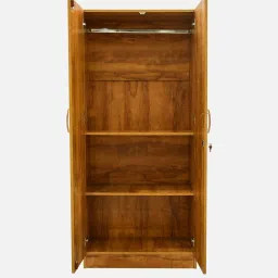 outkraft Meereen 2 Door Wardrobe In Bright Basalt Finish image 5