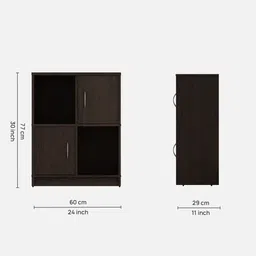 sivom Euro Book Case in Dark Wenge Finish image 2