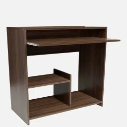 mintwud from pepperfry Teen Computer Table in Columbian Walnut Finish image 5