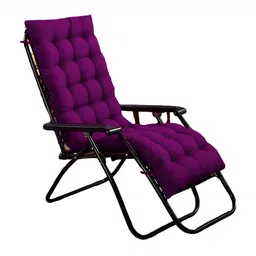 Mom's Moon Purple Solid Chair Pad-picture-17