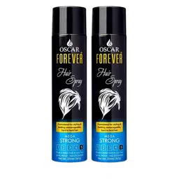 OSCAR Set Of 2 Forever Mega Strong Hair Spray For Hair Styling - 250 ml Each-image-19