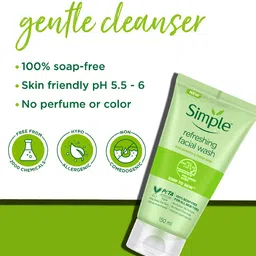 Simple Kind To Skin Refreshing Facial Wash 150 ml image 5