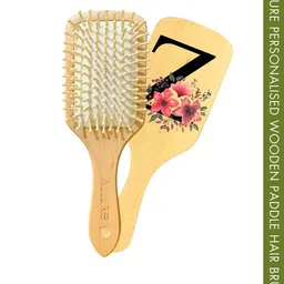 ALLURE Floral & Letter Z Print Paddle Hair Brush-picture-28