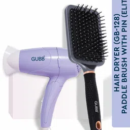 GUBB 1000 W Hair Dryer With Paddle Hair Brush-picture-39