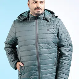 hardsoda by the indian garage co HARDSODA Plus Size Hooded Lightweight Puffer Jacket-picture-28